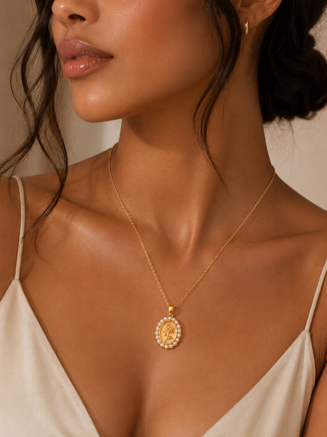 Pearl Rose Medallion