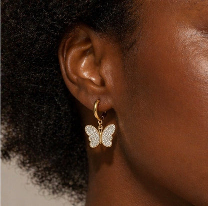 Gold Flutter Luxe Earrings