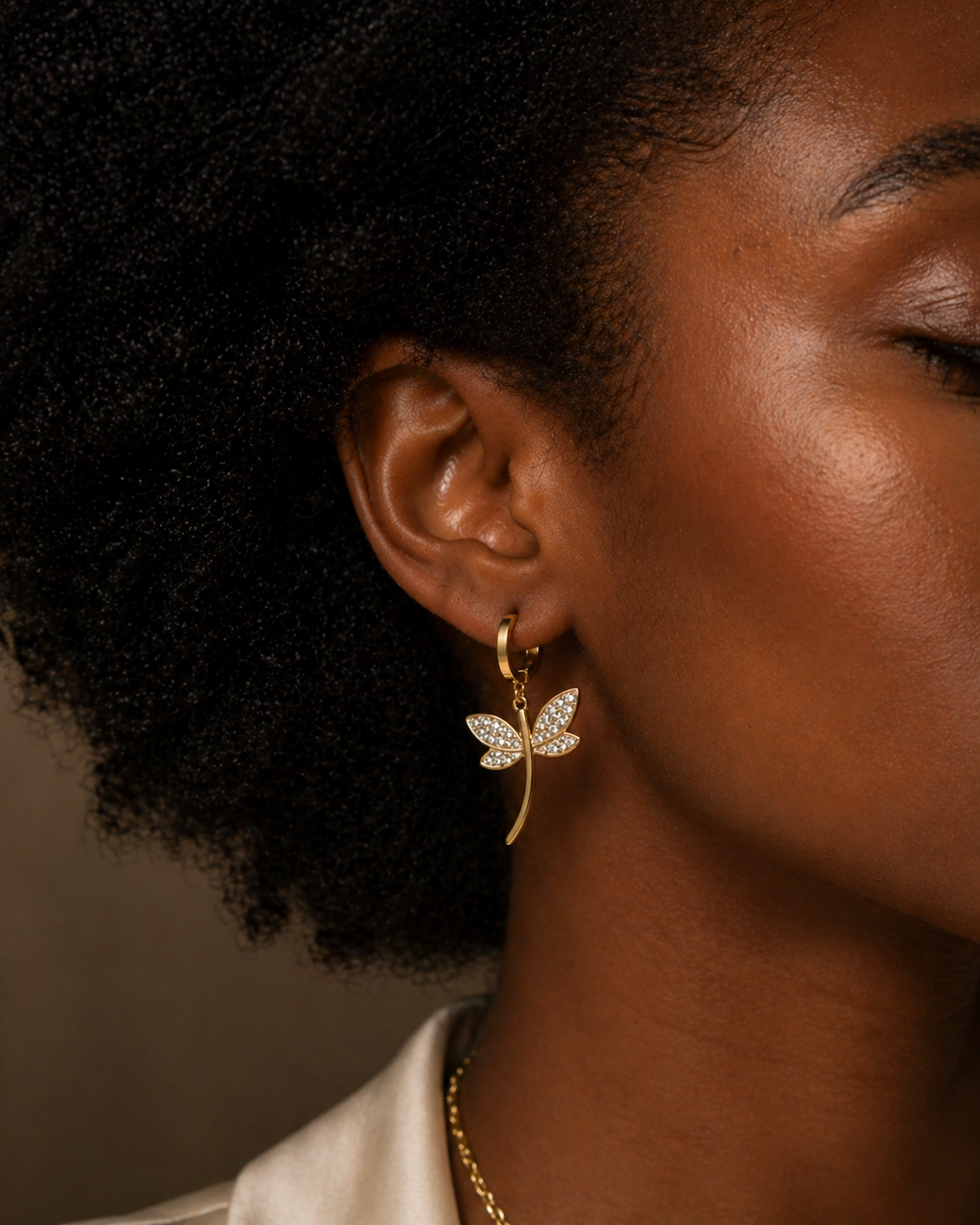 Moonlit Dragonfly Earrings