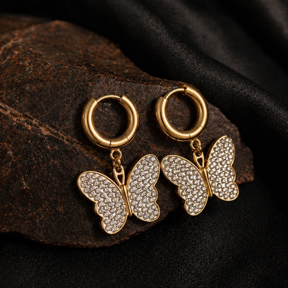Gold Flutter Luxe Earrings