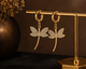 Moonlit Dragonfly Earrings
