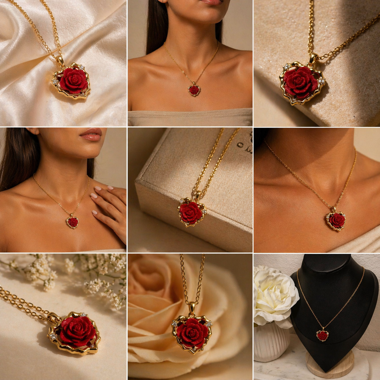Amour Rose Necklace