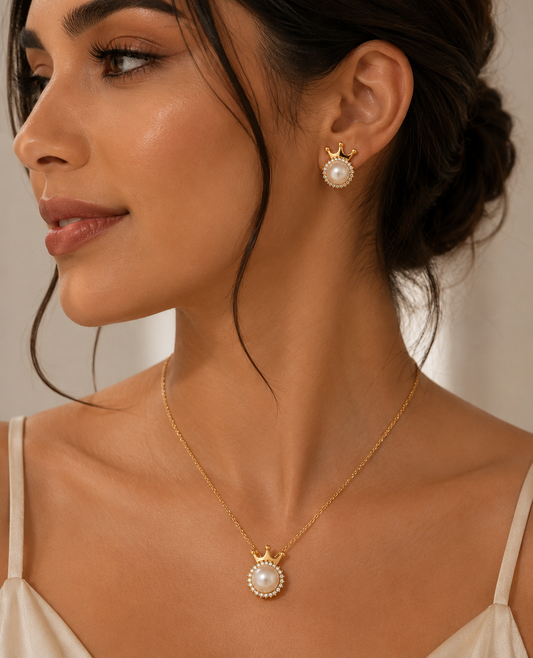 Crown Pearl Set