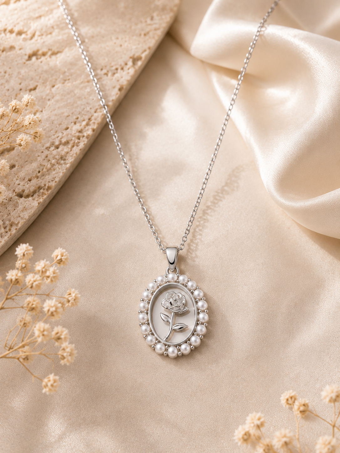 Pearl Rose Medallion