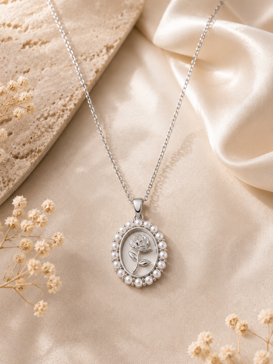 Pearl Rose Medallion